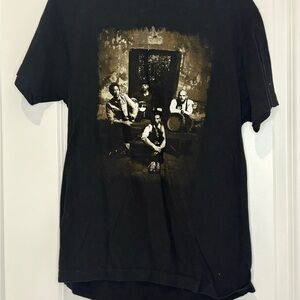Coldplay Black Graphic Band T-Shirt